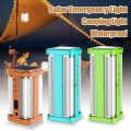 Practical Super Bright LED Solar Camping Light Rechargeable 2 Mode Flashlight Emergency Light Multipurpose EU Plug Working Light Hiking Camping. 