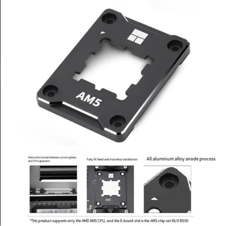 For%20AMD-%20RED%20AM5%20CPU%20Mounting%20Frames%20Multi-Functional%20Convenient%20Practical%20Portable%20Cooling%20Chassis,%20Black%20Easy%20Install%20Easy%20to%20Use%20-%20Image%205