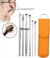 Difutagui 6Pcs Ear Pick Earwax Removal Ear Clean Tool Affordable Spring Soft Brush Ear Spoon Ear Cleaner. 