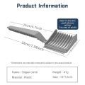 2-Piece Long Handle Gradient Haircut Comb Set for Men | Professional Barber Hair Cutting Tools | Multifunctional Layering & Styling Combs | Hair Trimming Accessories for Salon & Home Use. 