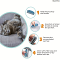 QiyuanshopLuxury 【Worry-free after-sales】1pc Pet Hair Remover Brush Pet Hair Detailer With Handle Cat And Dog Hair Lint Remover For Cleaning Cars Carpet Sofa Clothes Bed. 