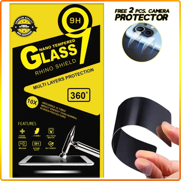 Screen%20Protector%20For%E3%80%90Huawei%20Enjoy%2020e%E3%80%9110X%20Hammerproof%20Unbreakable%209H%20Screen%20Guard%20(Free%202%20Pcs.%20Camera%20Lens%20Protector)%20-%20Image%203