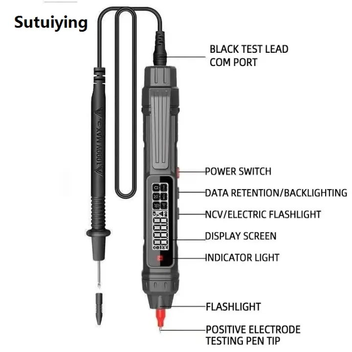 Sutuiying%201PC%20Electrician%20Measuring%20Pen%20Pen%20Type%20Multimeter%20Small%20Mini%20Luxury%20High%20Precision%20Digital%20Fully%20Automatic%20Intelligence%20-%20Image%204