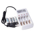 Jiabao JB-212 AA/AAA Battery Charger – LED Digital Charger with 4 Rechargeable Batteries. 