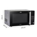 IFB 24L Solo Microwave  with 69 Auto Cook Menus (24PM2S, Silver, Mug Recipes, Steam Clean, Auto Reheat, Preset Timer, Power Save, Child Safety Lock, 10 Power Levels). 