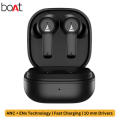 boAt AIRDOPES 411 ANC |  Active Noise-Cancelling Wireless Earbuds | Fast Charging | 17.5 Hours Play Back Time | Touch Control | ENx Technology. 