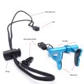 Diving Swimming Aluminium Alloy No-Skid Nose Clip Protective,Blue. 