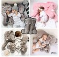 50 CM Height Elephant Pillow Soft Toys Baby Sleeping Cushion Animal Plush Pillows for Baby Kids. 