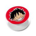 One Piece Anime Wanted Monkey D Luffy of Strawhat Pirates Smile Design Pop Sockets Expanding Grip And Stand For Mobiles Smartphones And Tablets. 