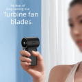 Violence Digital Display Mini Handheld Fan 100-speed Turbo Power High-speed Fan Small Size Electric Fan Pocket Fan Digital Display. 