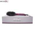 Ikonic Professional Hot Brush - Hair Straightener ( Burgundy ). 