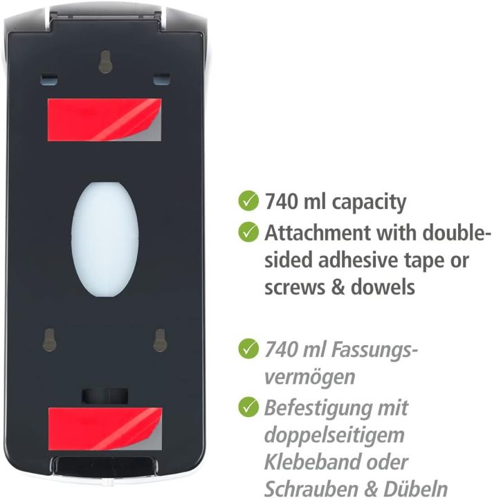 Wall%20Mounted%20Multipurpose%20Manual%20Hand%20Press%20Soap%20Dispenser%20750ML%20-%20White%20-%20Image%204