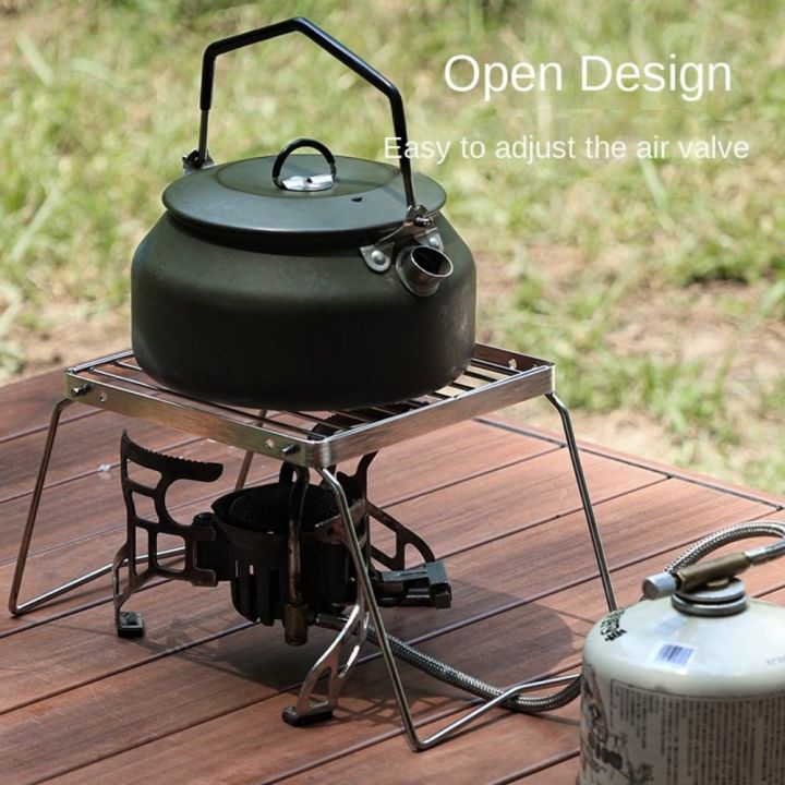 Simple Stand Grill Rack Portable Stainless Steel Foldable Camping Grill Rack Corrosion Resistan ...