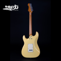 Jet Guitars JS 400 VYW HSS Roasted Maple Vintage Yellow w/ Gigbag. 