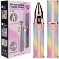 Rechargeable 2 In 1 Flawless Facial And Eyebrow Hair trimmer and  Shavers. 