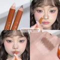 Dorisna Double Head Face Contour Pen Matte White Highlighting Contour Stick Brightening Skin Tone Concealer Pencil Face Bronzers Makeup. 