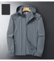 Men Single Layer Water-Resistant Stretchable Windcheater for Summer with UV Protection (XL-5XL). 