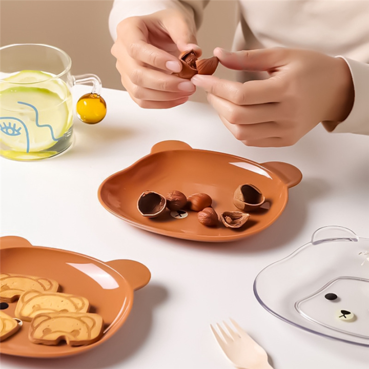 Transparent%20Cute%20Cartoon%20Shape%20Bear%20Spit%20Bone%20Dish%20Desktop%20Trash%20Tray%20-%20Image%208