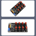 Servo Controller Module PCB Servo Controller Module Robot Arm Test Board Driver Knob 8-Way Pwm Development Industrial Control Debugging Board. 