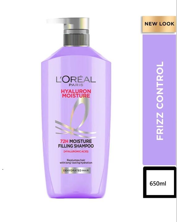 LOreal Paris Hyaluron Moisture 72H Moisture Filling Shampoo (650ml)