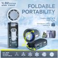 Freezing Chip Portable Handheld Fan, Speed(1-100) Adjustable Hand Fan,  3600mAh Battery Rechargeable Personal Fan With ice pack function For Women Men Travel. 