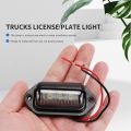LED License Plate Light Waterproof License Plate Tail Light for Trailers, RV, Trucks, Boats. 