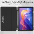 Xiaomi Redmi Pad 2 SE 9.7-inch / 11 inch Tri-Fold Case with Stylus / Pen / Pencil Holder. 