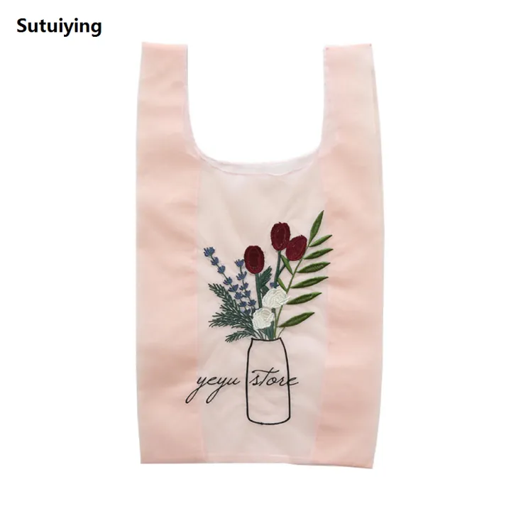 Sutuiying%20Large%20Capacity%20Organza%20Handbag%20Spacious%20Interior%20Mesh%20Embroidery%20Trending%20Accessory%20Embroidered%20Tote%202025%20Design%20Sheer%20Organza%20Chic%20Bag%20for%20Women's%20Fashion%20Daily%20Carryall%20Stylish%20Travel%20Shopping%20Accessory%20-%20Image%209