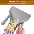 SptrryPlastic Chip Scoop French Fries Shovel Loader Chip Packaging Shovel Funnel Popcorn Fast Food Double Handle. 