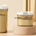 Storage Jar Kitchen Container Food Grade Stack UV Resistant Multipurpose Milk Powder Jar Sealed Portable Leakproof Kids. 