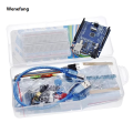 Wenefang Basic Starter Kit for Arduino Uno Set R3 DIY Fifty percent discount Kit - R3 Board / Breadboard + Retail Box. 