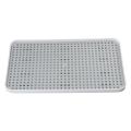 Hot Fruit Dryer Tray Rectangle Plastic Dish Racks Tableware Double-Layer Drainage Tray Kitchen Organizer. 