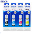 Epson 003 Genuine Ink (Set) L1110/L3100/L3101/L3110/L3115/L3116/L3150/L3151/L3152/L3156/L5190. 