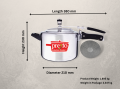 Presto Classic Inner Lid Pressure Cooker 5 Litre - Induction Compatible. 