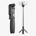R1 Selfie Stick Phone Tripod Bluetooth Remote Extendable Monopod (Black). 