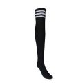 1 Pair Thigh High Socks Over Knee Girls Football Socks (Black). 