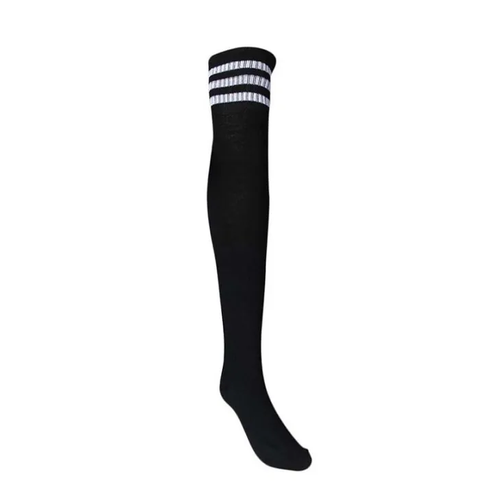 1%20Pair%20Thigh%20High%20Socks%20Over%20Knee%20Girls%20Football%20Socks%20(Black)%20-%20Image%203