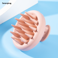 Sutuiying Soft Silicone Hair Shampoo Brush Scalp Massage Hairbrush Hair Luxury Care Tools Wet and Dry Shower Bath Spa Tools Holloween Gifts. 