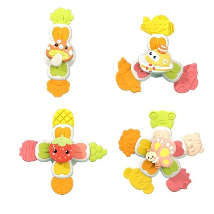 4Pcs%20High%20Quality%20Cute%20Cartoon%20Baby%20Spinning%20Toy%20Interesting%20Portable%20Finger%20Spinning%20Top%20with%20Suction%20Cup%20Bathing%20Toy%20Kid%20-%20Image%206