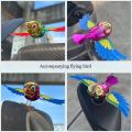 Gifts Simulated Flying Bird Car Ornament with Fluttering Wings Wind-Powered Companion Bird Decoration Wind Simulation Car Bird Decoration For a Car Motorcycle or Bicycle. 