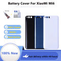 NEW 【Special offer】5.15| New For XiaoMi Mi6 Back Cover Case Protective Battery Back Cover housing Replacement For XiaoMi Mi 6 Battery Cover + T. 