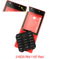 Front Frame Back cover Battery Cover For Nokia 150 Housing 216DS RM-1187 216 Full Housing Cover Case With Keypad. 