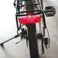 Night Ridding Rear Seat Reflective Taillight Mountain Bike Riding Rear Light Bicycle Taillight Bicycle Rear Reflector Bicycle Warning Reflector Bike Luggage Rack Light Bike Rack Tail Light. 