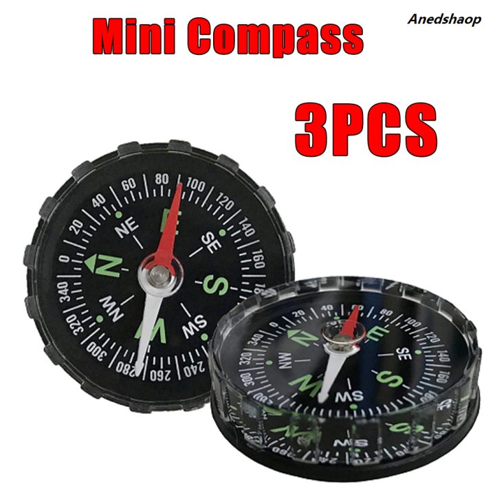Anedshaop 45mm Handheld Mini Compass Outdoor Camping Hiking Survival Guider 【2025 Version】 Navigation Compass for Student Scientific Experiment Teaching