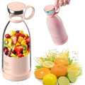 Travel Portable Fresh Juice Blender Bottle For Milkshake Whole Fruit Juicer And Blender-420Ml. 