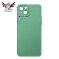 Phone Back Shell Anti-fall Shock-proof Ultra-thin TPU Solid Color Phone Case for iPhone 13 Mini/13/13 Pro/13 Pro Max. 
