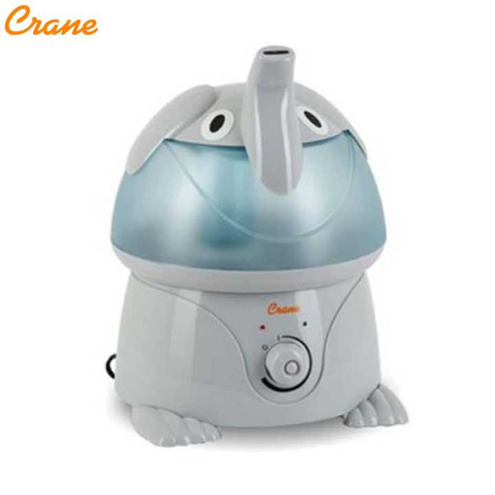 Crane Electronic Ultrasonic Cool Mist Humidifier Elephant EE-3186
