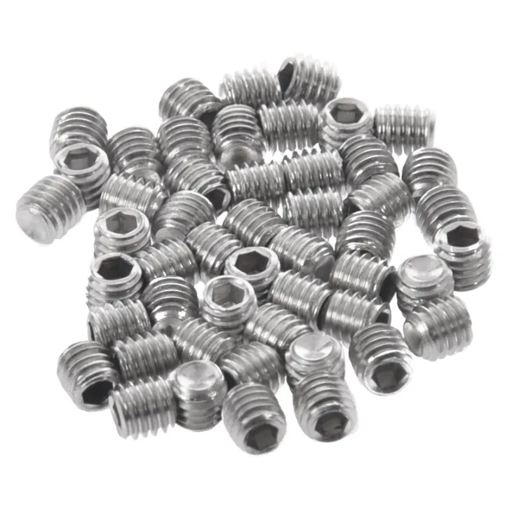 ZOROOM%201000pcs%20M3x3mm%20Stainless%20Steel%20Hex%20Socket%20Set%20Cap%20Point%20Grub%20Screws%20Silver%20-%20Image%202