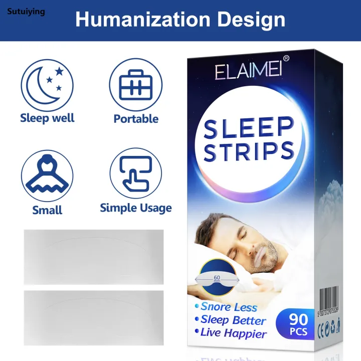 Sutuiying%20ELAIMEI%20Anti%20Snoring%20Sleep%20Strips%20Disposable%20Mouth%20Strips%20Tape%20Portable%20Reduce%20Mouth%20Dryness%20Sore%20Throat%20Snoring%20Solution%2090pcs%20-%20Image%206