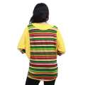 Multicolor Fancy Design Quarter Sleeve Tunic For Women. 